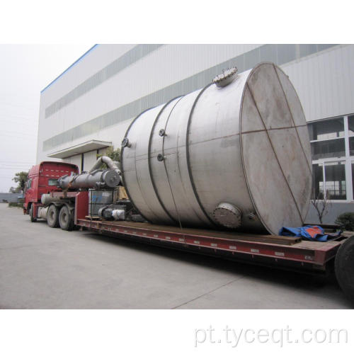 Tanque de armazenamento anticorrosivo forrado de aço inoxidável
